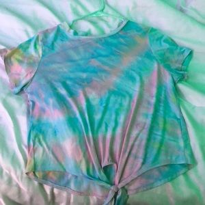 just a normal tie dye shirt that i thrifted